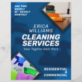 Moderne Reinigungsdienste Flyer (Vorne)