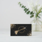 Moderne Reinigungsdienste für Zimmermädchen Sparkl Visitenkarte (Stehend Vorderseite)