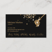 Moderne Reinigungsdienste für Zimmermädchen Sparkl Visitenkarte (Rückseite)