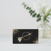 Moderne Reinigungsdienste für Zimmermädchen Sparkl Visitenkarte (Stehend Vorderseite)