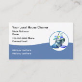 Moderne Reinigungsdienste Visitenkarte (Vorderseite)