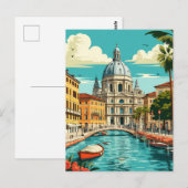 Moderne Reise zum Mailänder Dom Postkarte (Vorne/Hinten)