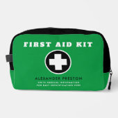 Moderne Reisen mit umweltfreundlicher medizinische Waschbeutel (Vorderseite)