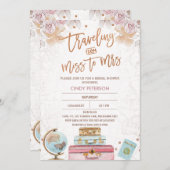 Moderne Reisen verpassen Frau Brautparty nicht Einladung (Vorne/Hinten)