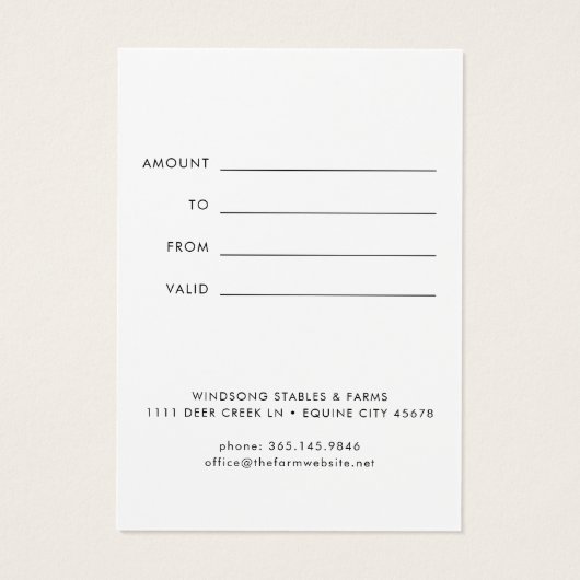 Moderne Reitstunden (Rückseite)