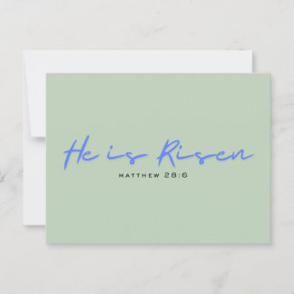 Moderne, religiöse Osterkarte Postkarte