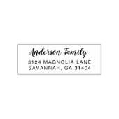 Moderne religiöse Weihnachtszeit-Rücksendeadresse Permastempel (Design)