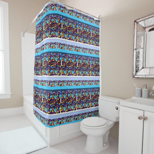 Moderne Renaissance-Badezimmer Duschvorhang (Beispiel)