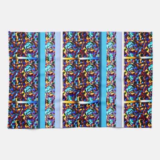 Moderne Renaissance-Geometrie-Kunst Geschirrtuch (Horizontal)