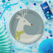 Moderne Rentier-Teller Pappteller (Party)