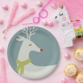 Moderne Rentier-Teller Pappteller (Party)