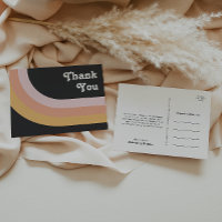 Moderne Retro 70er Jahre Rainbow Dark Wedding Viel