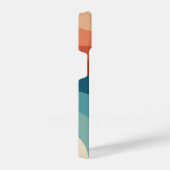 Moderne Retro 70er Stripes iPhone Hülle (Rechte Seite)