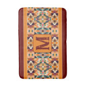 Moderne Retro-Abstrakt-Platz-Sammlung Badematte (Vorderseite Vertikal)