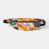 Moderne Retro-Abstrakt-Platz-Sammlung Bauchtasche (Vorderseite)