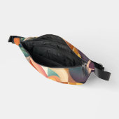 Moderne Retro-Abstrakt-Platz-Sammlung Bauchtasche (Offen)