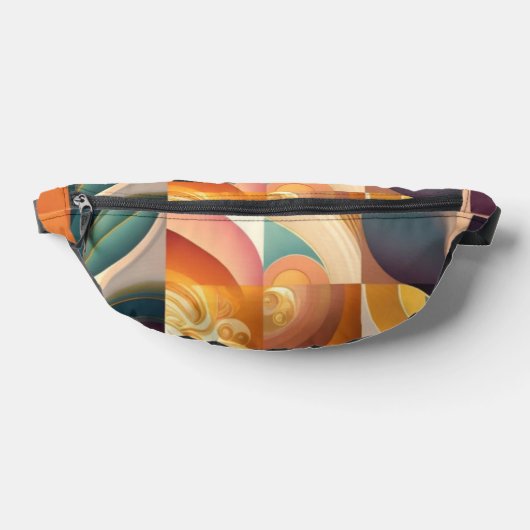 Moderne Retro-Abstrakt-Platz-Sammlung Bauchtasche (Ablage )