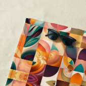 Moderne Retro-Abstrakt-Platz-Sammlung Strandtuch (Beispiel)