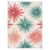 Moderne Retro-Aquarellwoche des Mitteljahrhunderts Tischdecke (Vorderseite)