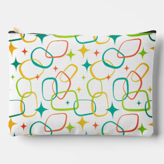 Moderne Retro-Atom-Sparkling-Make-up-Tasche Zubehörtasche