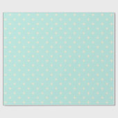 Moderne Retro Baby-blaue Atomstars des Mitteljahrh Geschenkpapier (Flach)