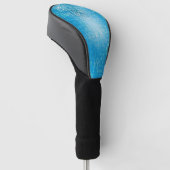 Moderne Retro Blueprint Golf Head Cover Headcover (angewinkelt)