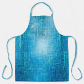 Moderne Retro Blueprint-Schürze Schürze (Vorderseite)