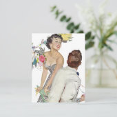 Moderne Retro Cocktail-Thema-Party Einladungen (Stehend Vorderseite)