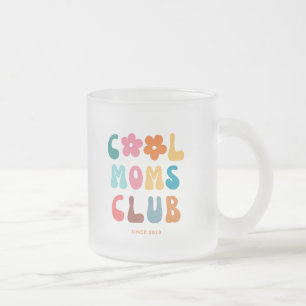 Moderne Retro-Cool-Mütter-Club Vintage-Groovy-Gäns Mattglastasse