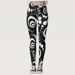 Moderne Retro-Crop-Circle-Leggings Leggings