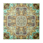 Moderne Retro Design Keramik Vintage Ornamente Fliese (Vorderseite)
