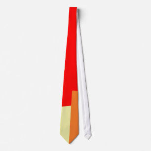 Moderne Retro-Farb-Geometrie-Muster #3 Krawatte