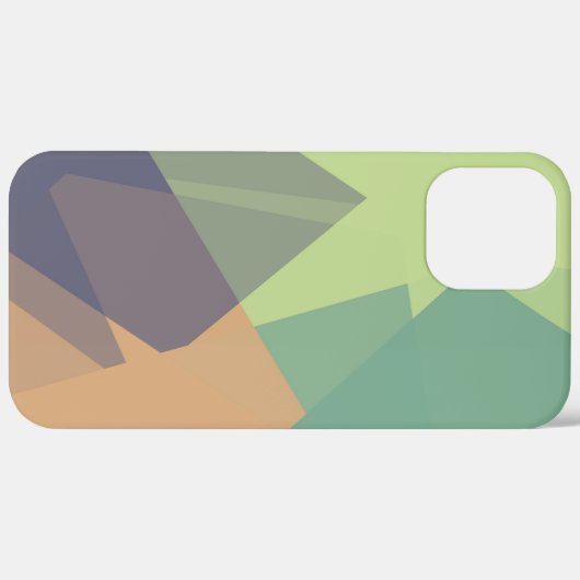 Moderne Retro-Farben Geometric #17 Case-Mate iPhone Hülle (Rückseite / Rechts)