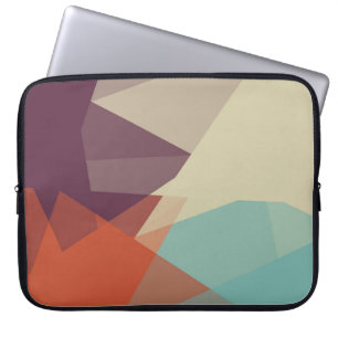 Moderne Retro-Farben Geometric #17 Laptopschutzhülle