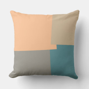 Moderne Retro-Farben Geometric #40 Kissen