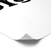 Moderne Retro-Foto Moderne Groovy Graduation Party Poster (Ecke)