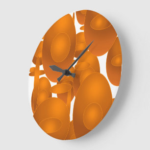 Moderne Retro-Geometrie-Design Große Wanduhr