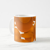 Moderne Retro-Geometrie-Design Kaffeetasse (Vorderseite Links)