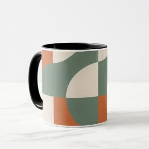 Moderne Retro-Geometrische Mattglas-Tasse Tasse