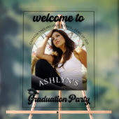 Moderne Retro-Graduierungspartei Acrylschild (Neutral)