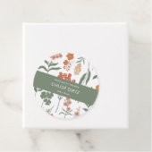 Moderne Retro Groovy Kinderdusche Danke Geschenkanhänger (Beispiel)