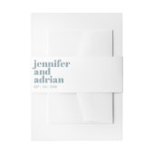 Moderne Retro-Hochzeitsband Einladungsbanderole (Vorderseite Beispiel)