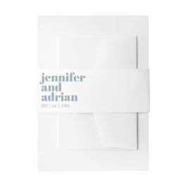 Moderne Retro-Hochzeitsband Einladungsbanderole