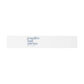 Moderne Retro-Hochzeitsband Einladungsbanderole (Flach)