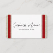 Moderne Retro-Imitate Linken QR Code Social Media Visitenkarte (Vorderseite)