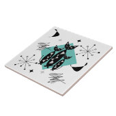 Moderne Retro-Katzen aus dem Mittelalter Niedliche Fliese (Seite)