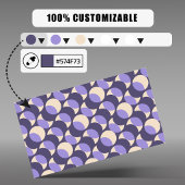 Moderne Retro Lavendel Geometrisch Terminkarte