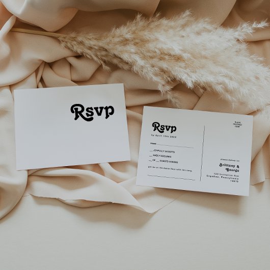 Moderne Retro Letters Song Request UAWG Postcard Postkarte