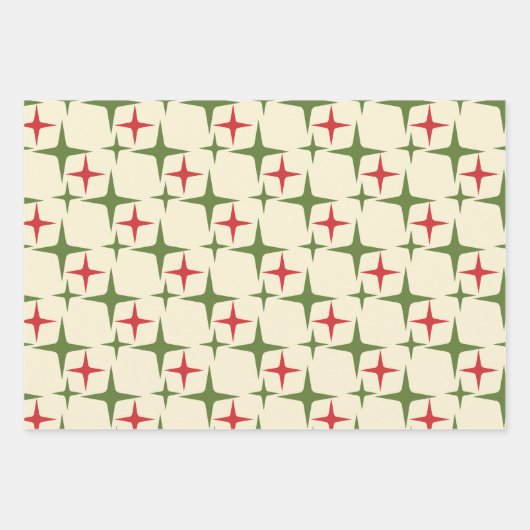 Moderne Retro-Muster des Mittelalters Geschenkpapier Set (Vorderseite 3)