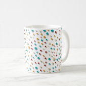 Moderne Retro-Muster-Kaffeetasse Geschenk Kaffeetasse (VorderseiteRechts)